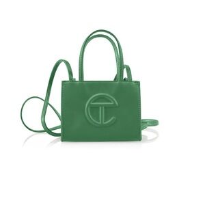 Telfar Mini Shopper Bag in “Leaf” Green